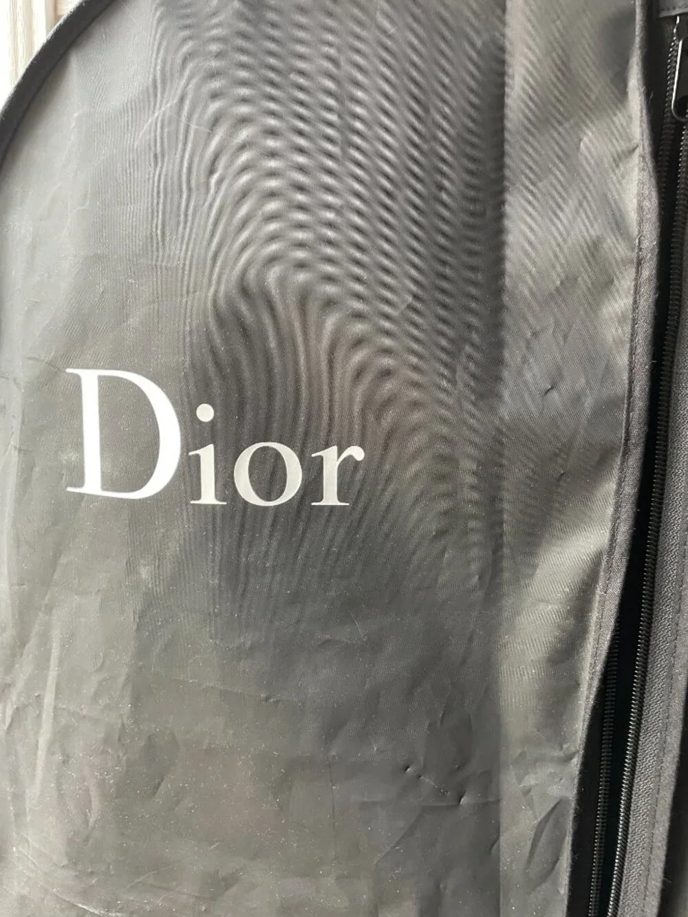 Dior Black Garment/Travel Bag-Zippered Storage
